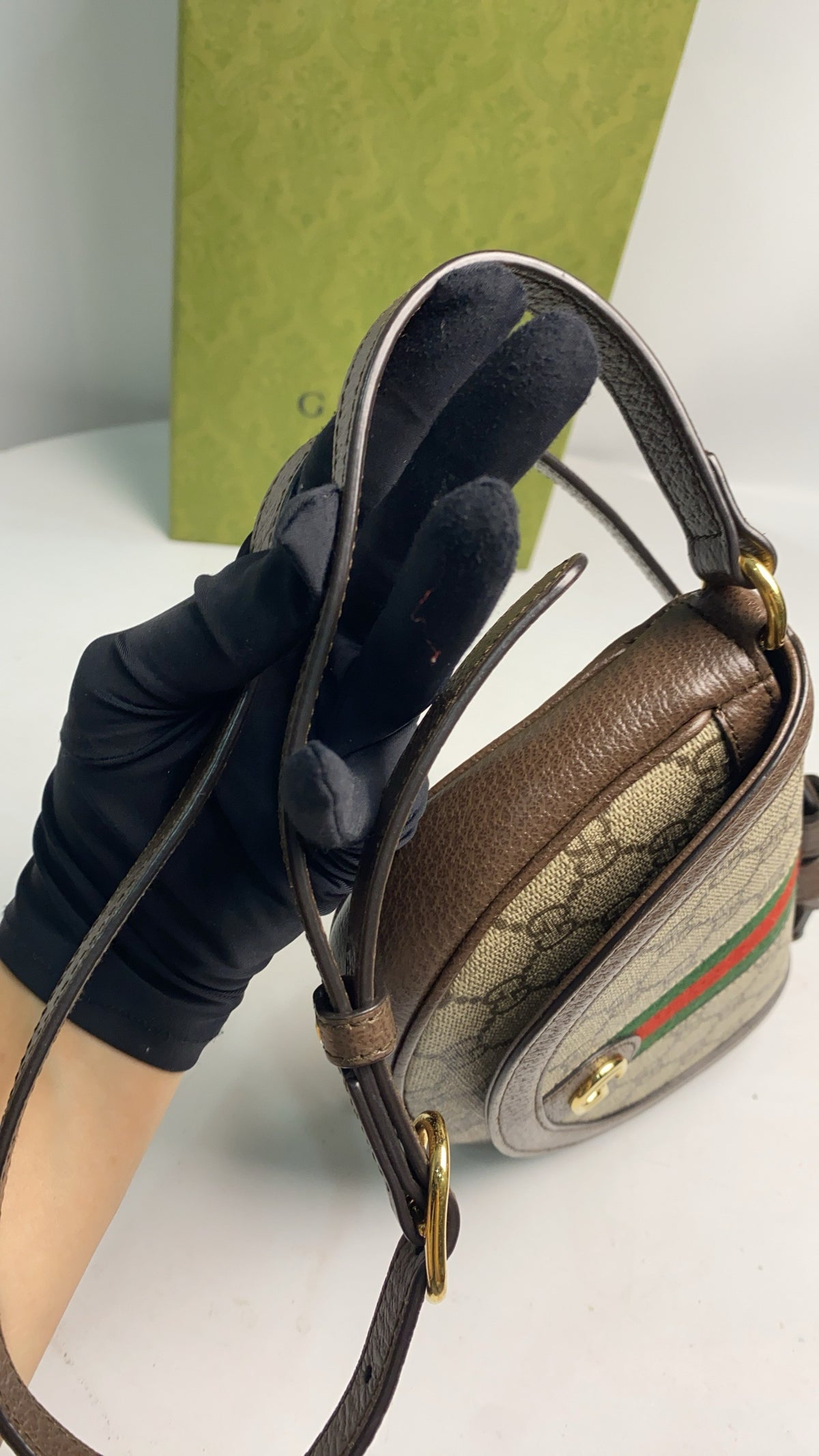 Gucci - Ophidia - Leather - Beige - (mini)