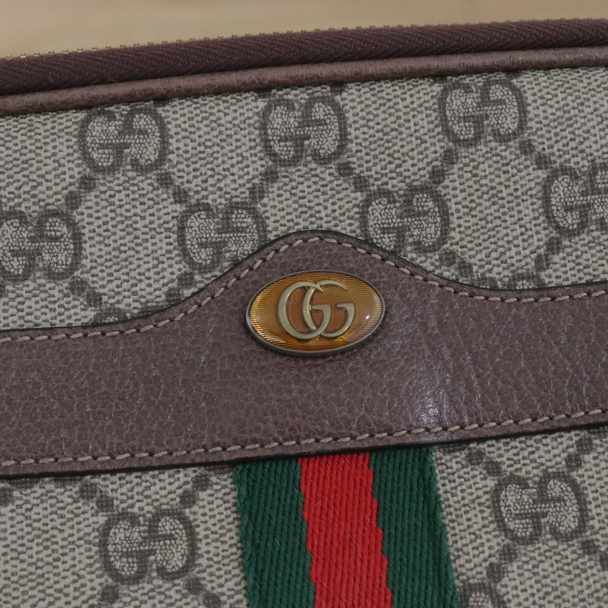 Gucci - Ophidia - Leather - Brown - (mini)