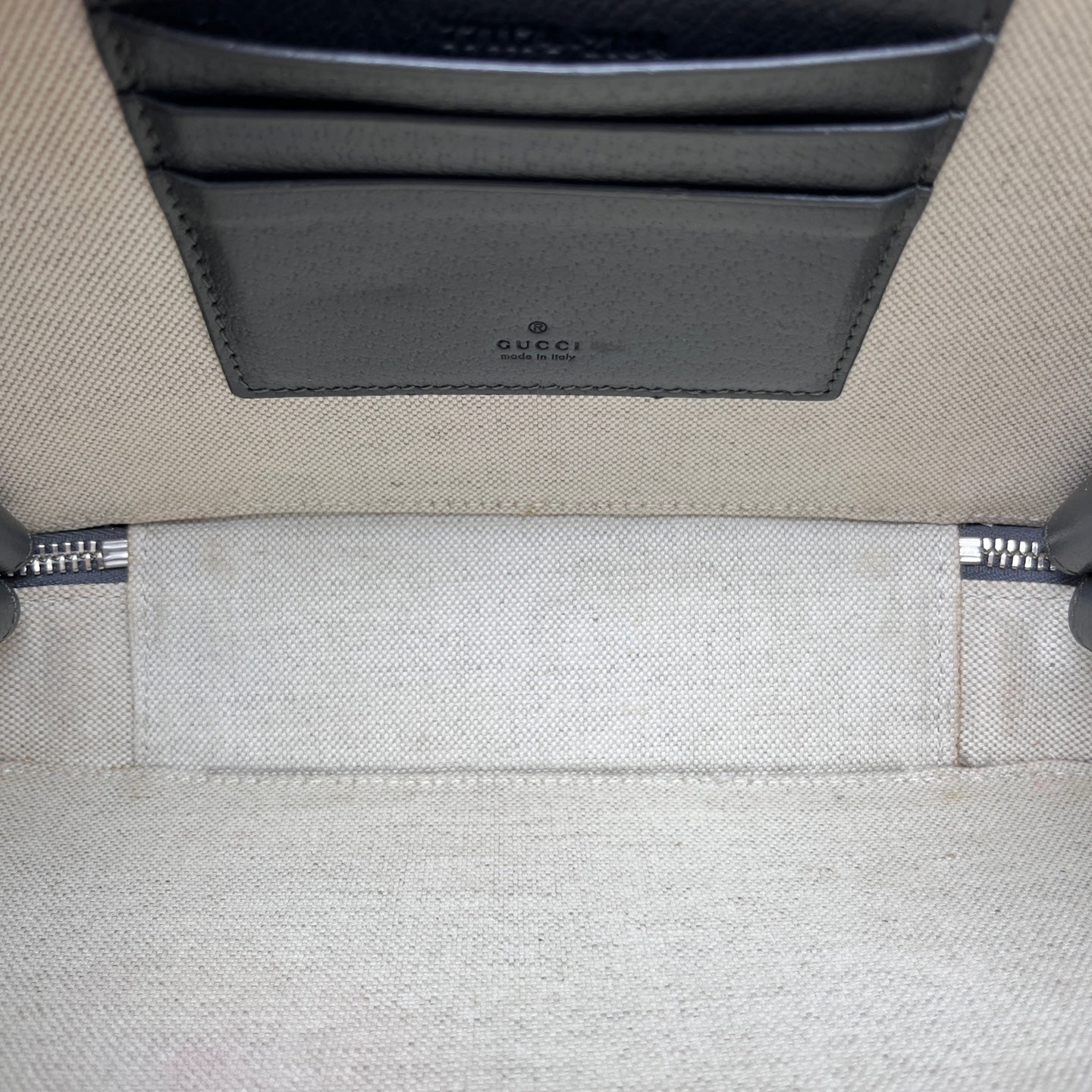 Gucci - Ophidia - Leather - Grey - (small)