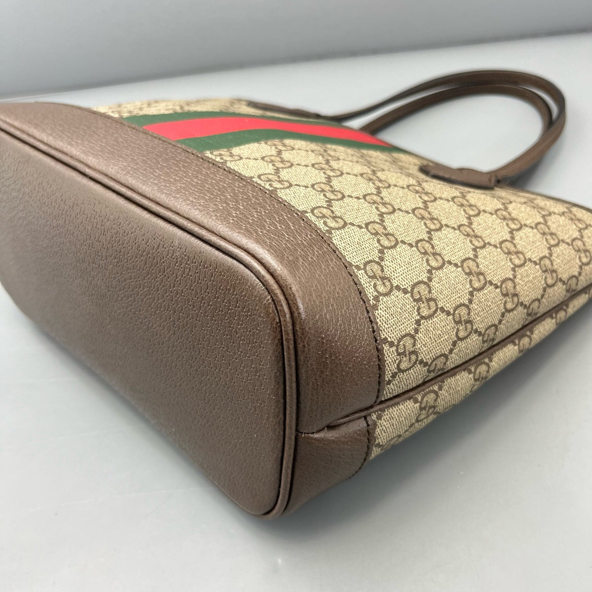 Gucci - Ophidia Tote Bag - Cloth - Brown - (medium)