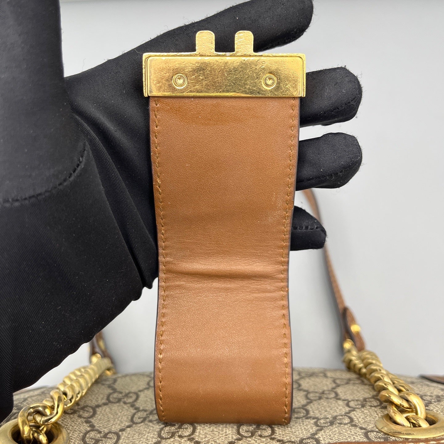 Gucci - Padlock - Cloth - Beige - (small)