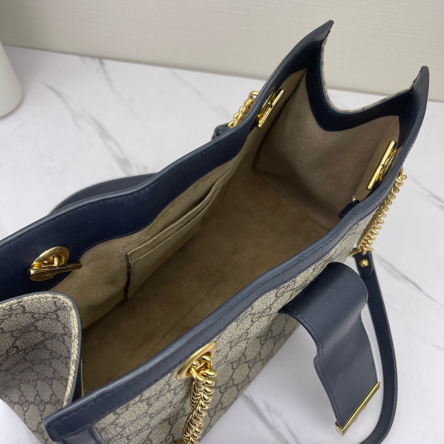 Gucci - Padlock - Leather - Black - (Large)