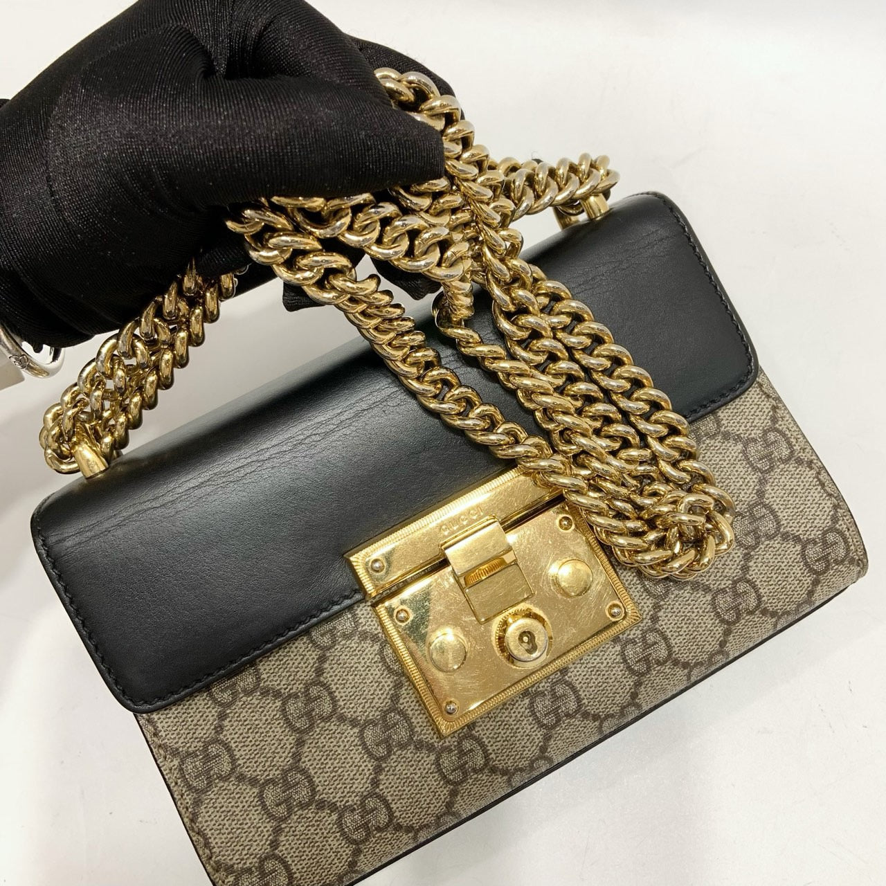 Gucci - Padlock - Leather - Black - (mini)