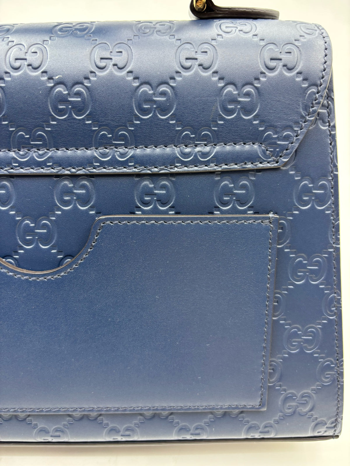 Gucci - Padlock - Leather - Blue - (small)