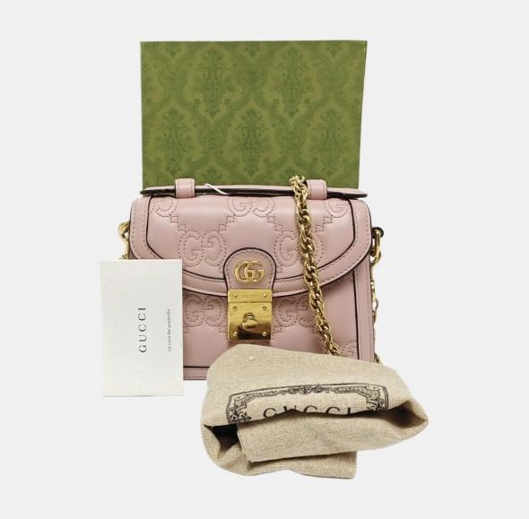 Gucci - Padlock - Leather - Pink - (mini)