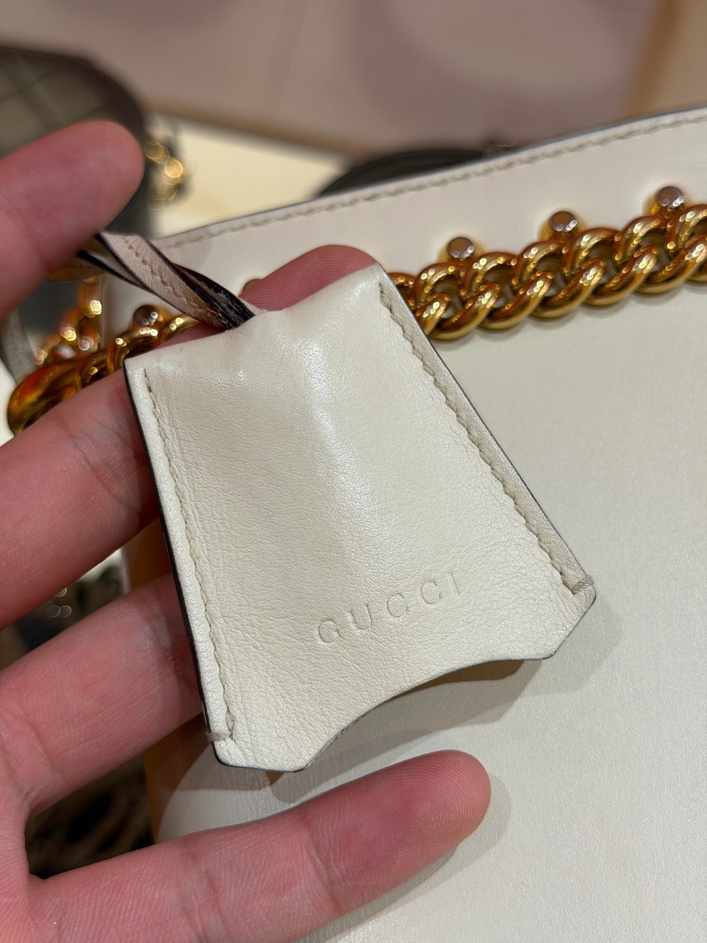 Gucci - Padlock - Leather - White - (mini)