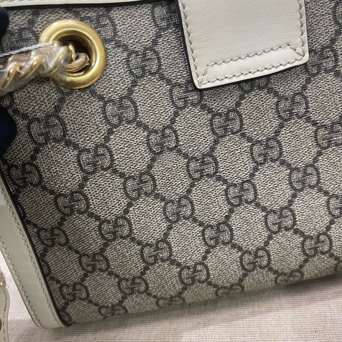 Gucci - Padlock Small - Cloth - Beige - (small)
