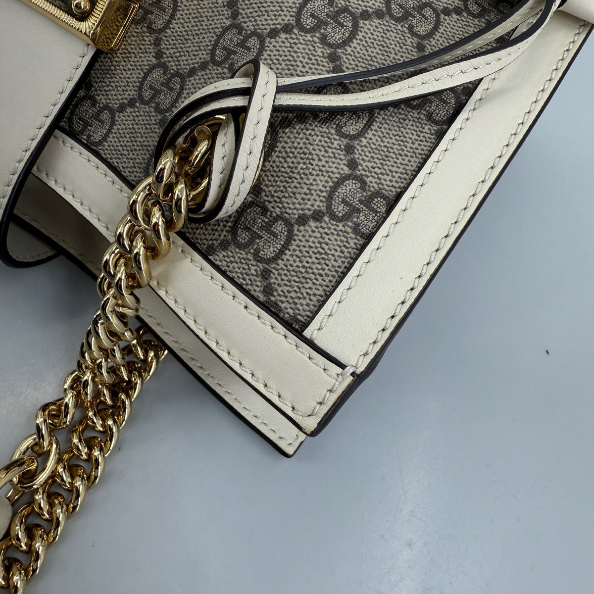Gucci - Padlock Small - Cloth - Beige - (small)
