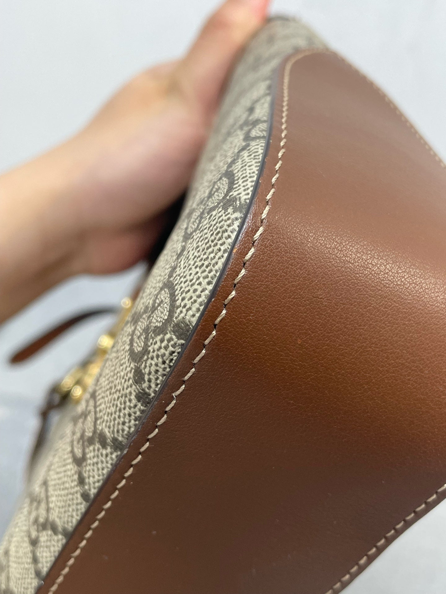 Gucci - Padlock - Synthetic - Beige - (medium)