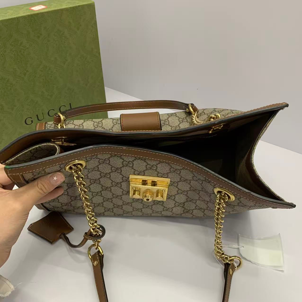 Gucci - Padlock - Synthetic - Brown - (Medium)