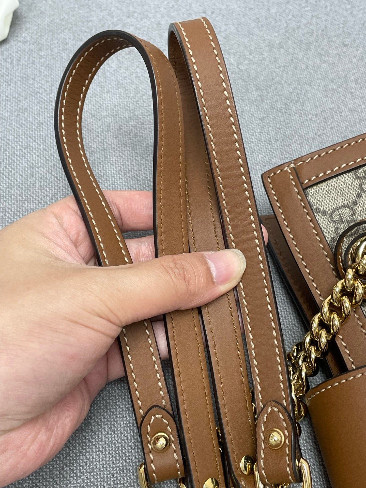 Gucci - Padlock - Synthetic - Brown - (small)