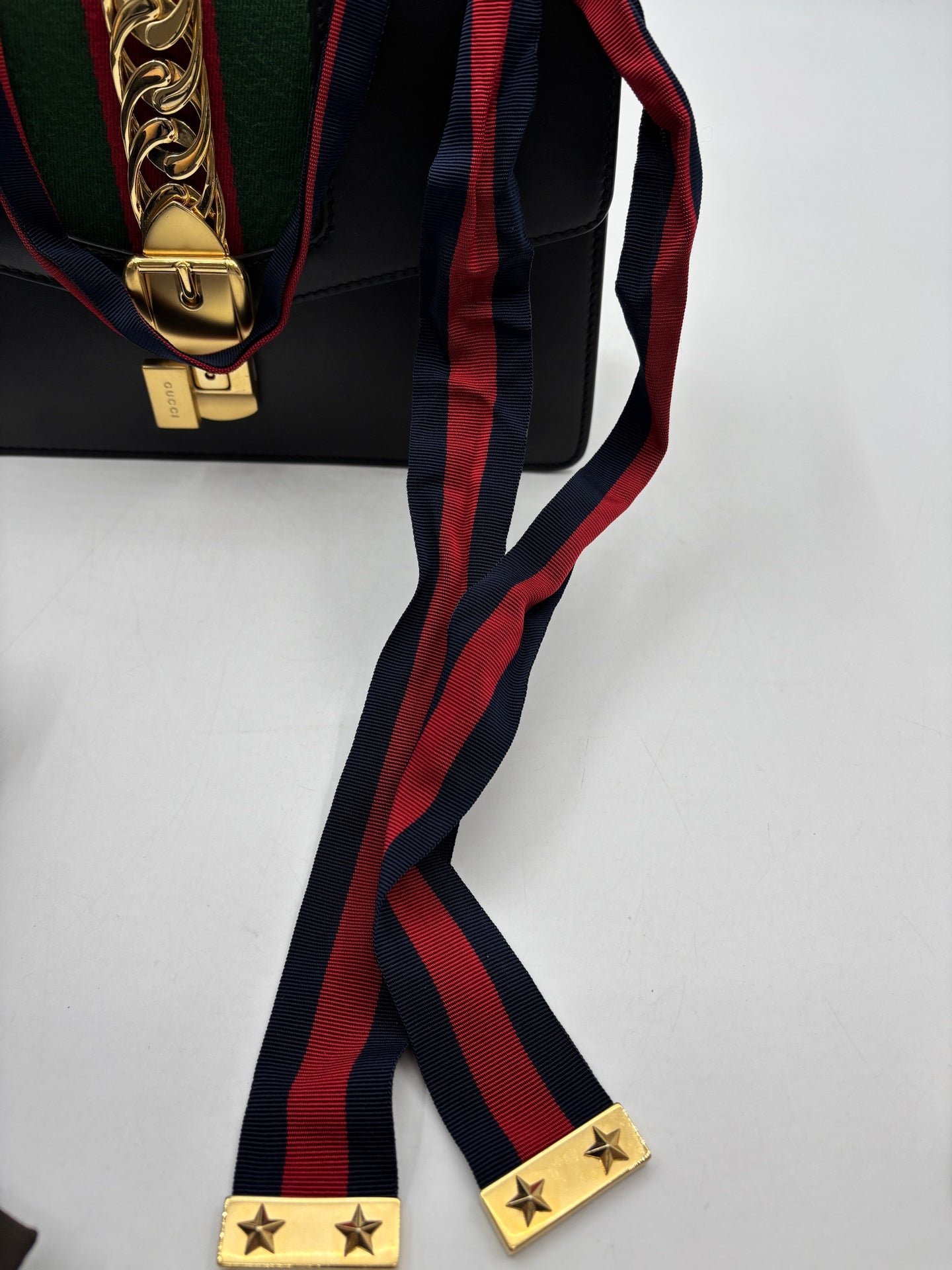 Gucci - Sylvie - Leather - Black - (small)