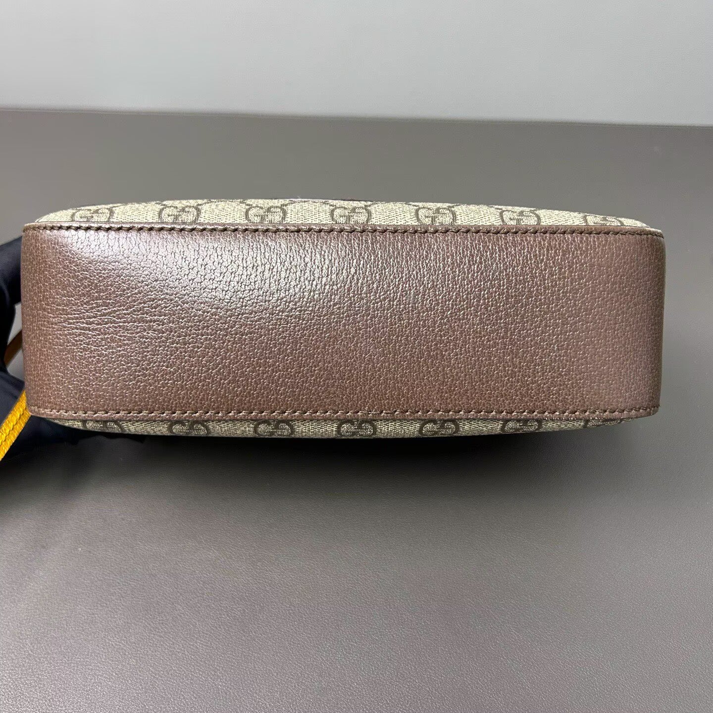 Gucci - Tiger Head Camera Bag - GG Supreme canvas with brown leather trim - Brown - (Small)