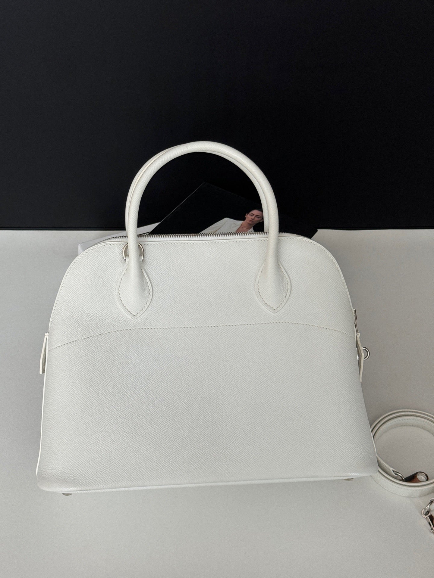 Hermès - Bolide 31 - Epsom leather - White with Silver-Tone Hardware - (medium)