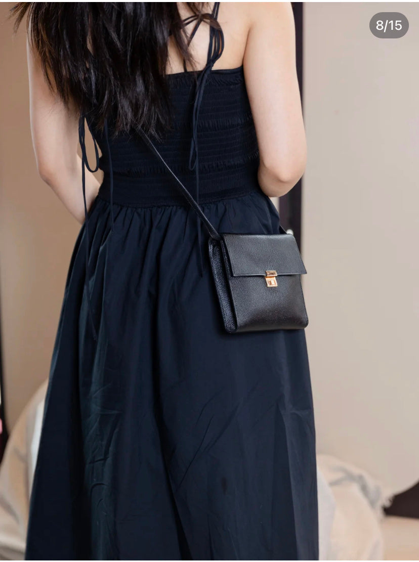 Hermes - Clic 16 - Leather - Black - (mini)