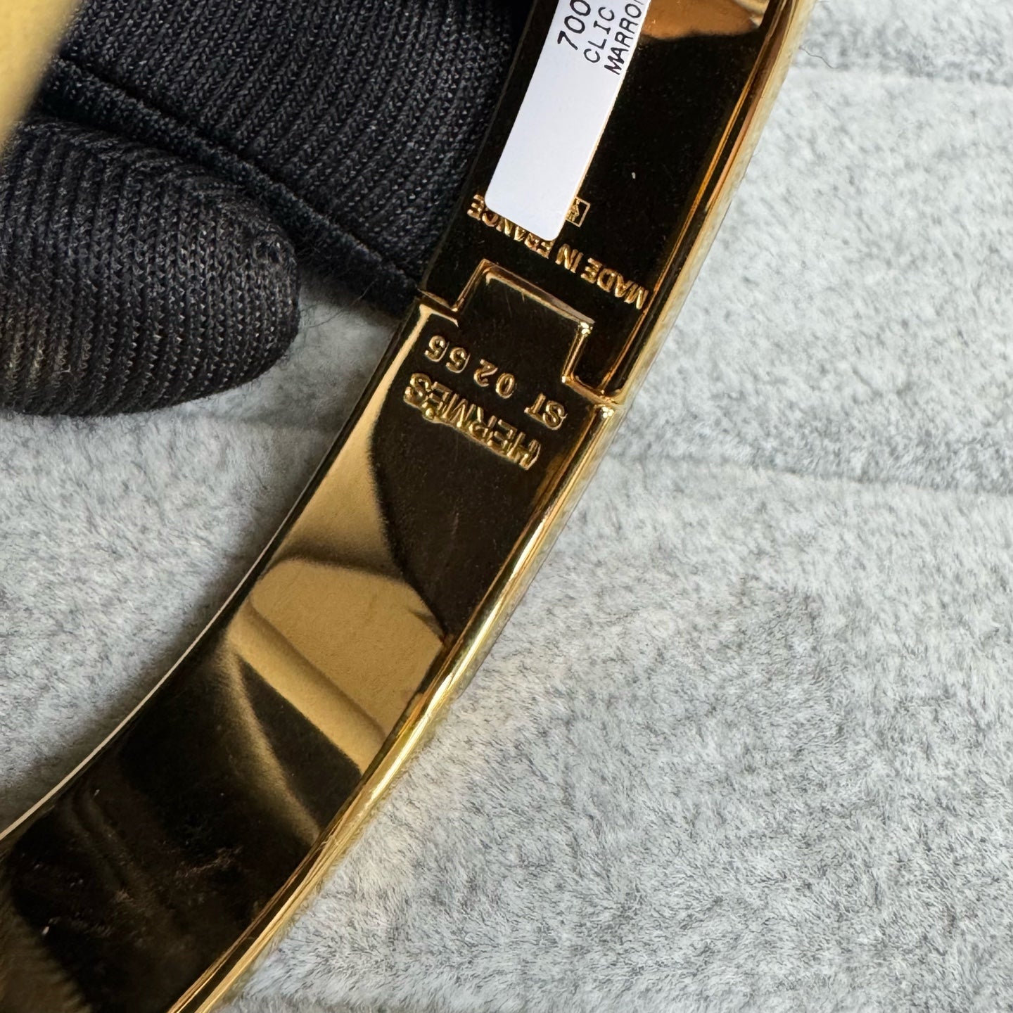 Hermès - Clic H - Gold plated - Beige - (Other)