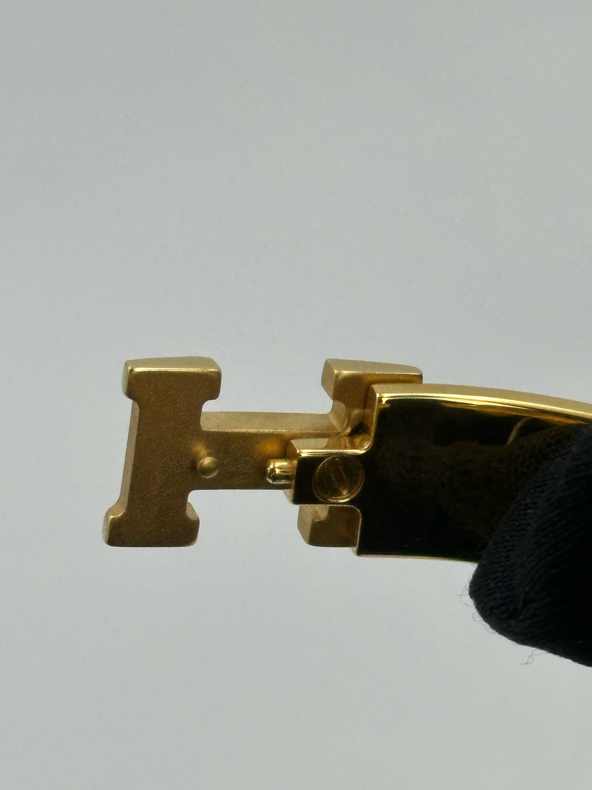 Hermès - Clic H - Gold plated - Black