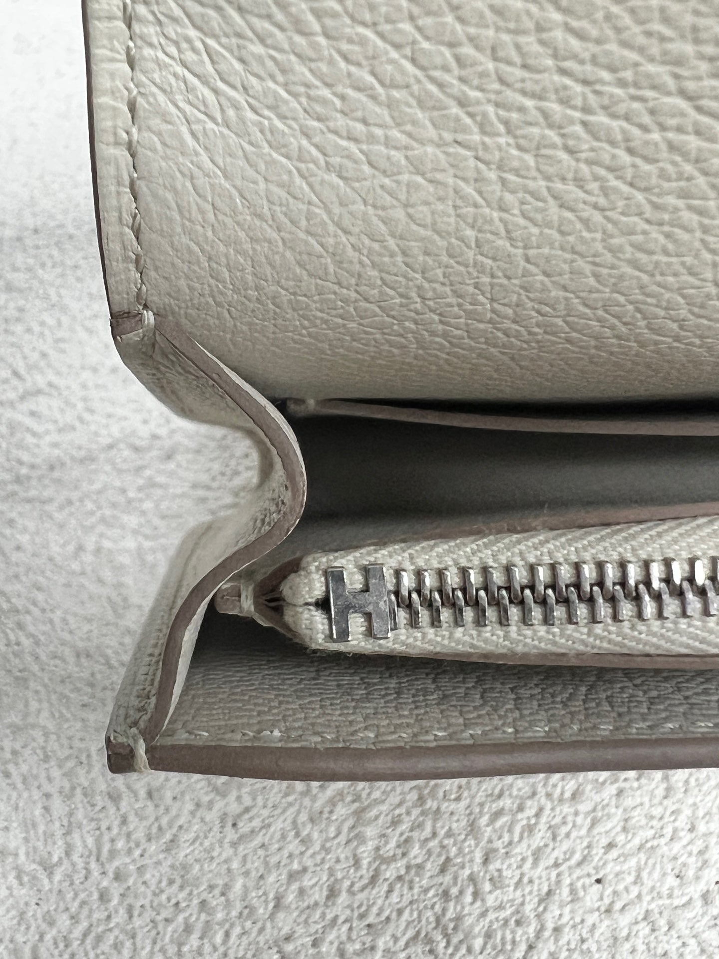 Hermes - Constance - Leather - White - (small)