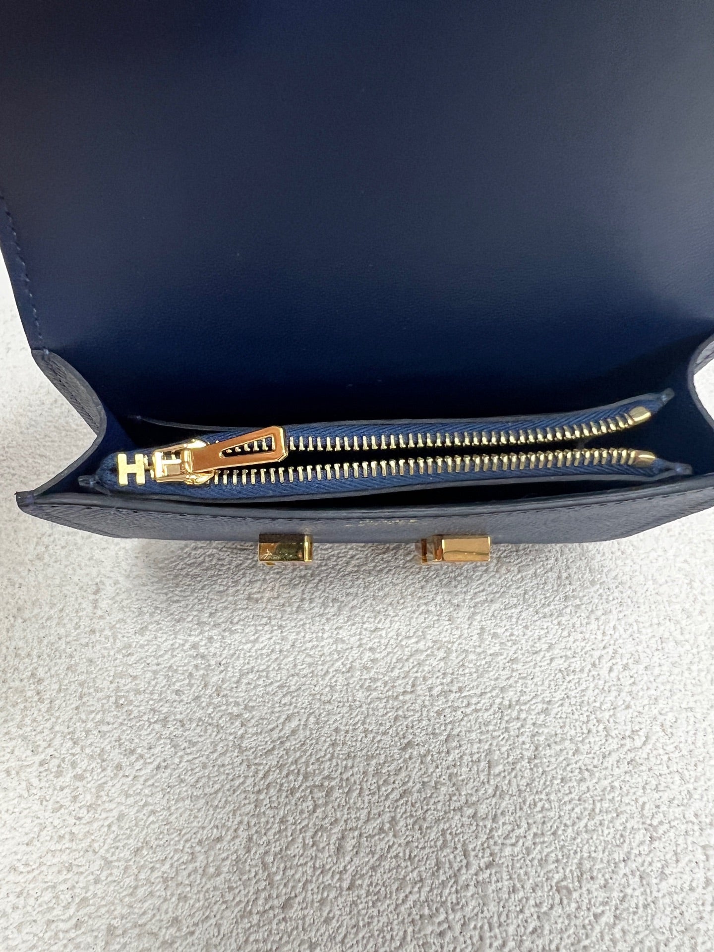 Hermes - Constance Slim - Leather - Navy - (mini)