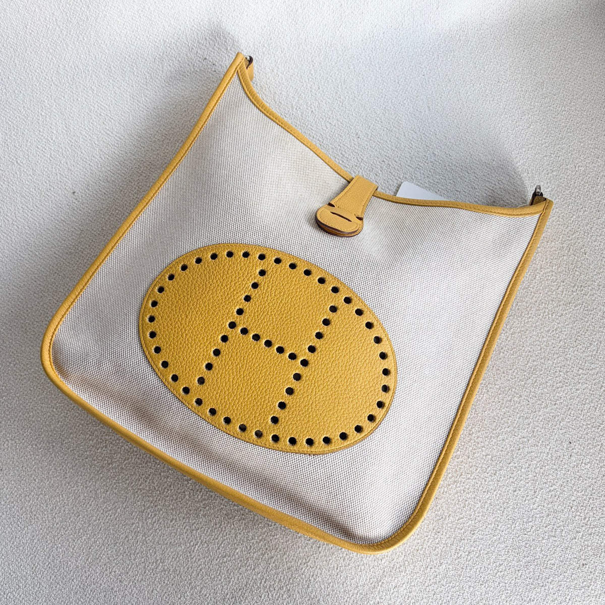 Hermes - Evelyne 33 - Cloth - Yellow - (large)