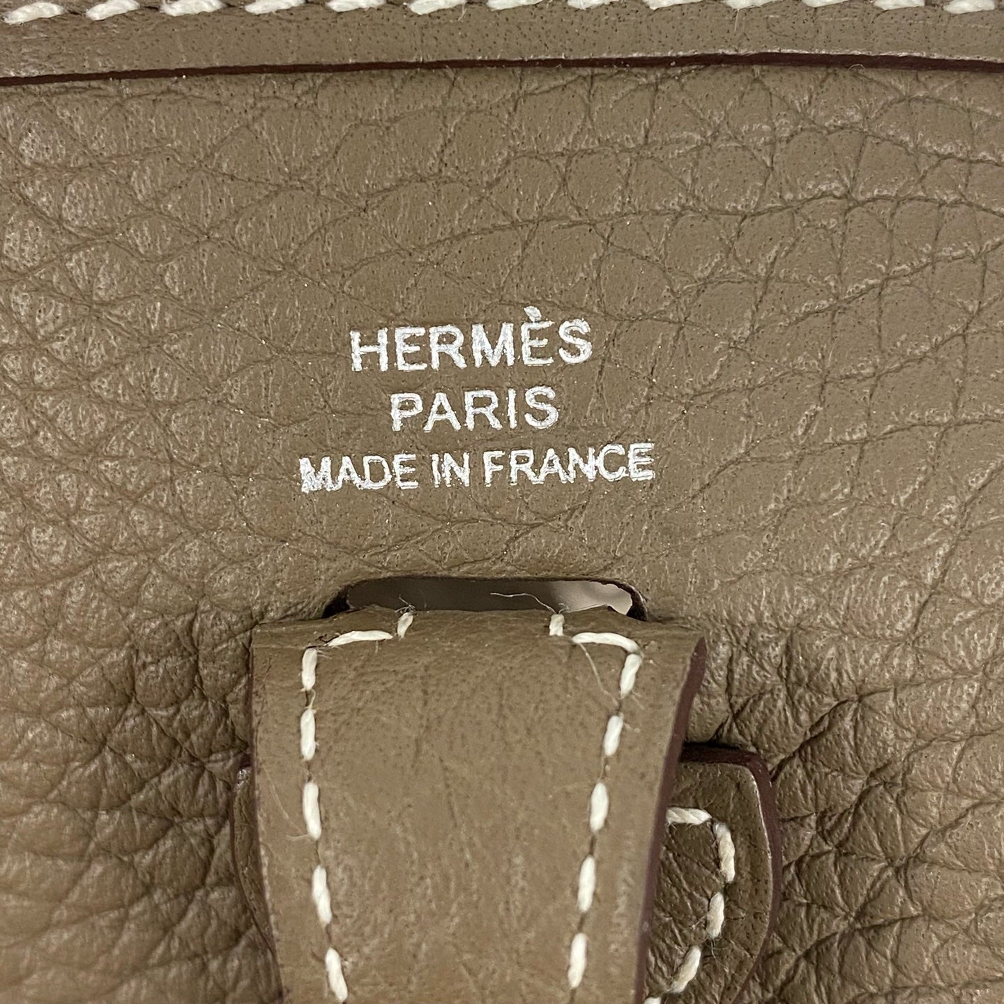 Hermès - Evelyne - Leather - Grey - (mini)