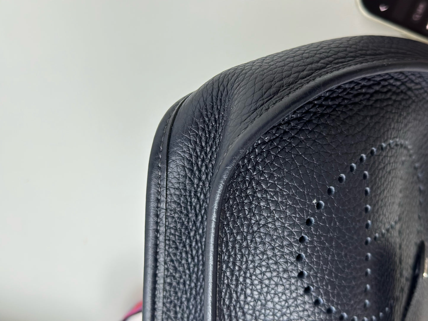 Hermes - Evelyne - Leather - Navy - (mini)