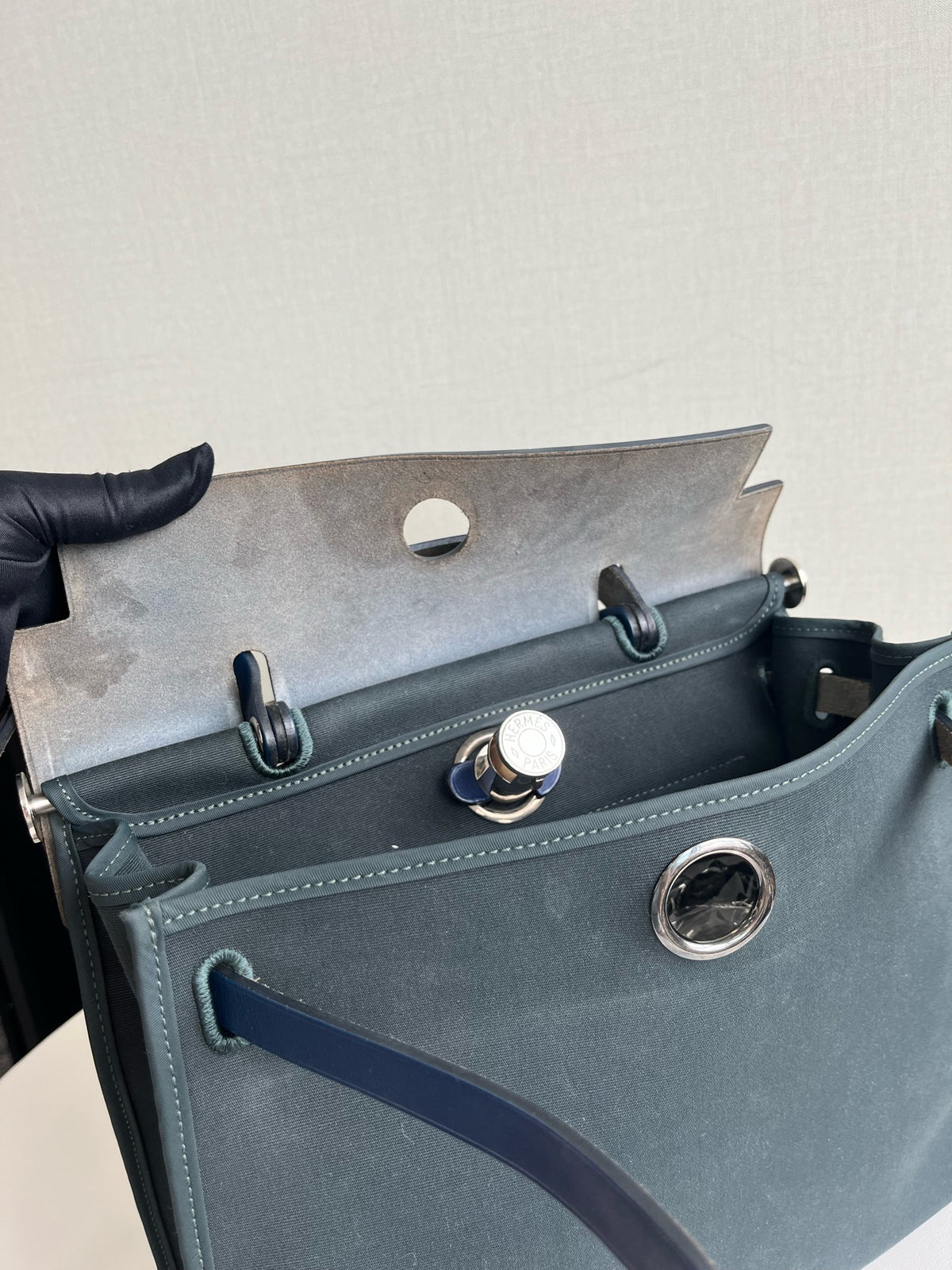 Hermes - Herbag 31 - Cloth - Blue