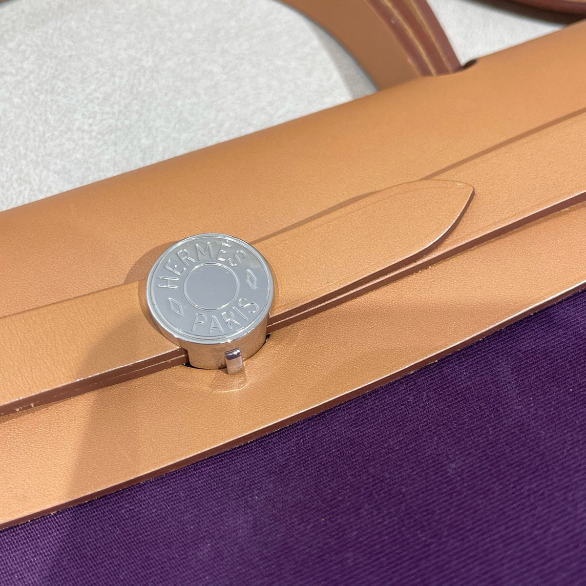 Hermes - Herbag 31 - Cloth - Purple - (medium)