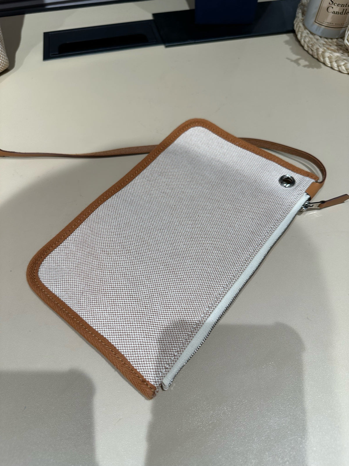 Hermes - Herbag a dos 31 - Cloth - Beige - (medium)