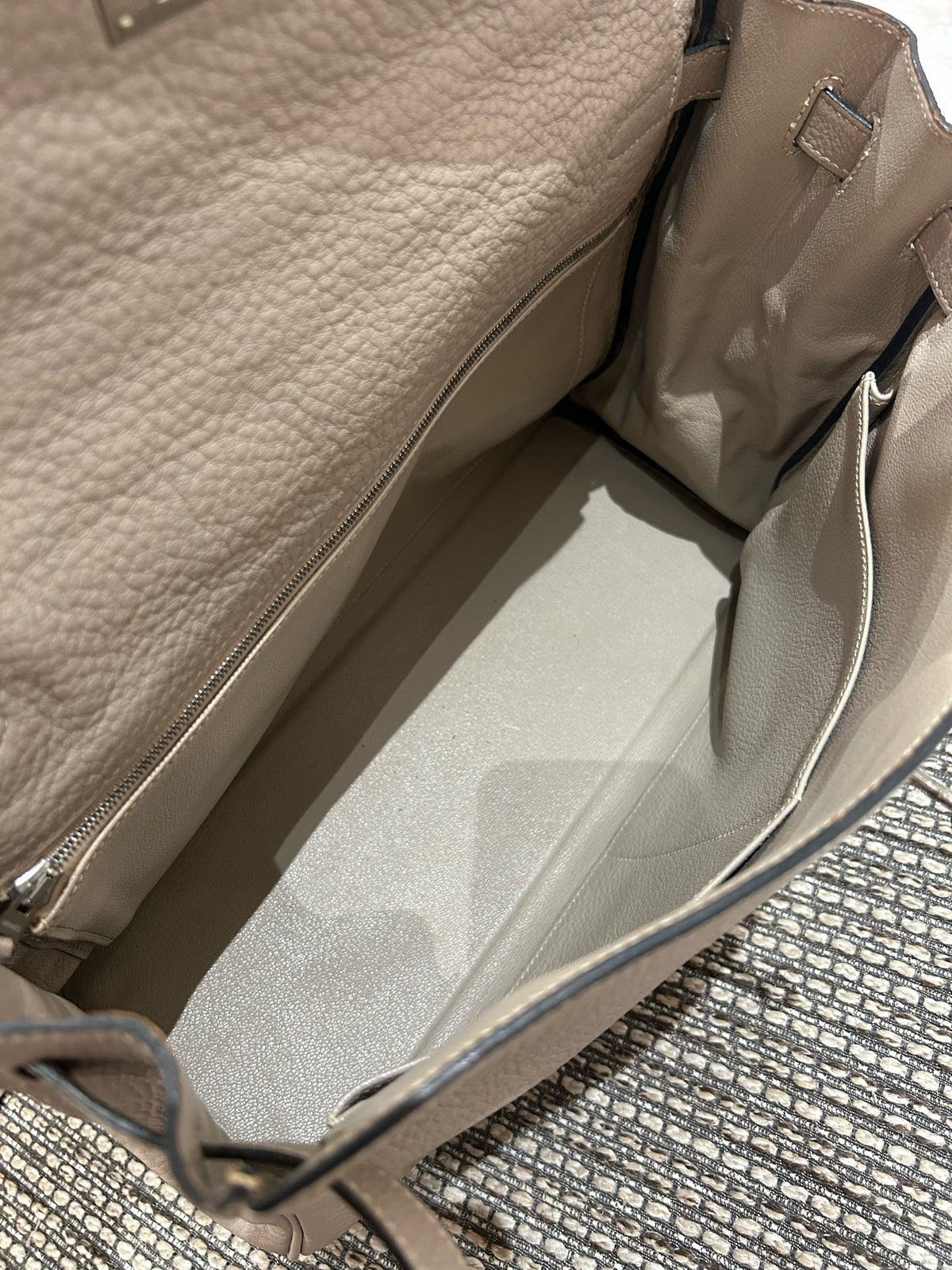 Hermes - Kelly 35 - Leather - Grey - (large)