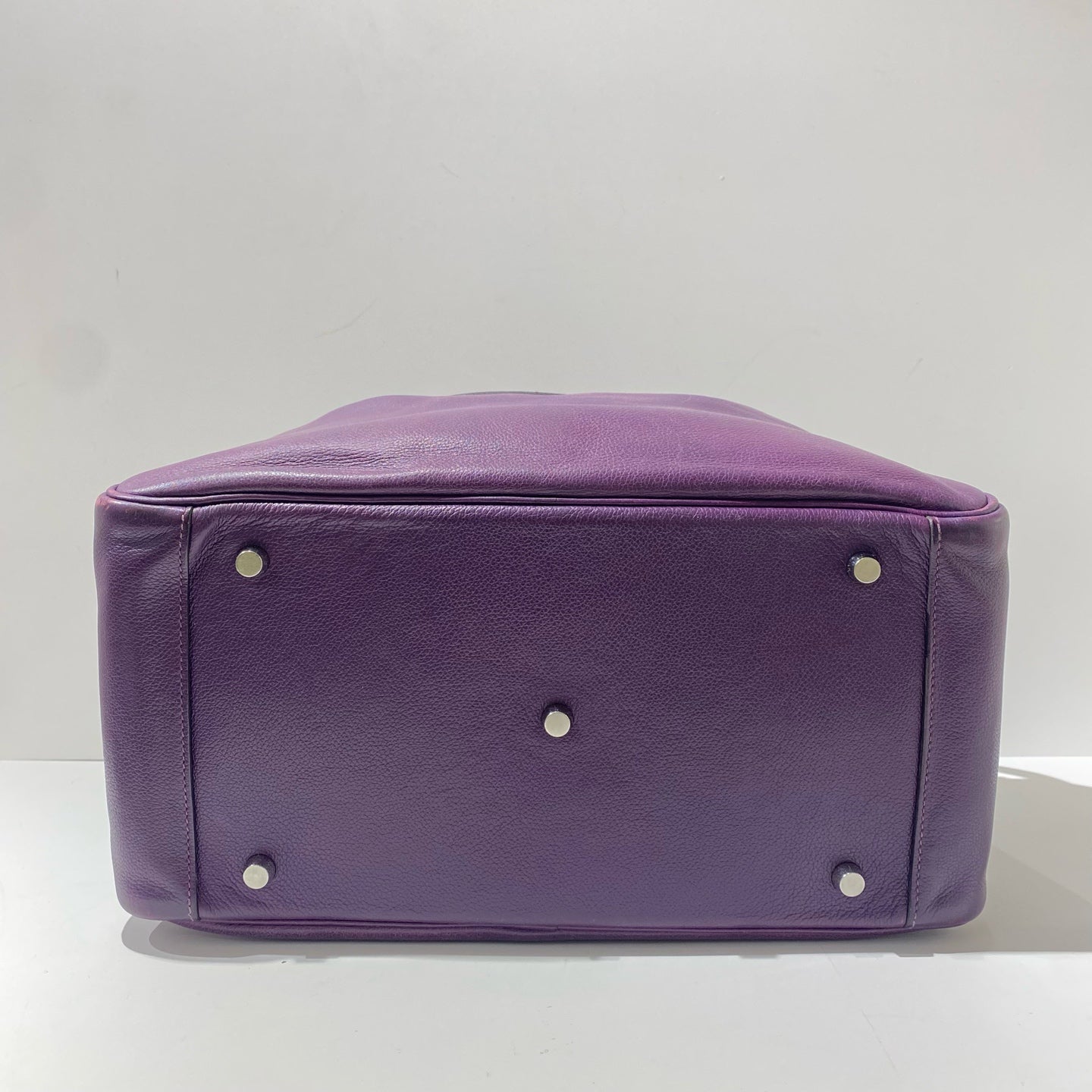 Hermès - Lindy 34 - Taurillon Clemence leather - Purple with Silver-Tone Hardware - (medium)
