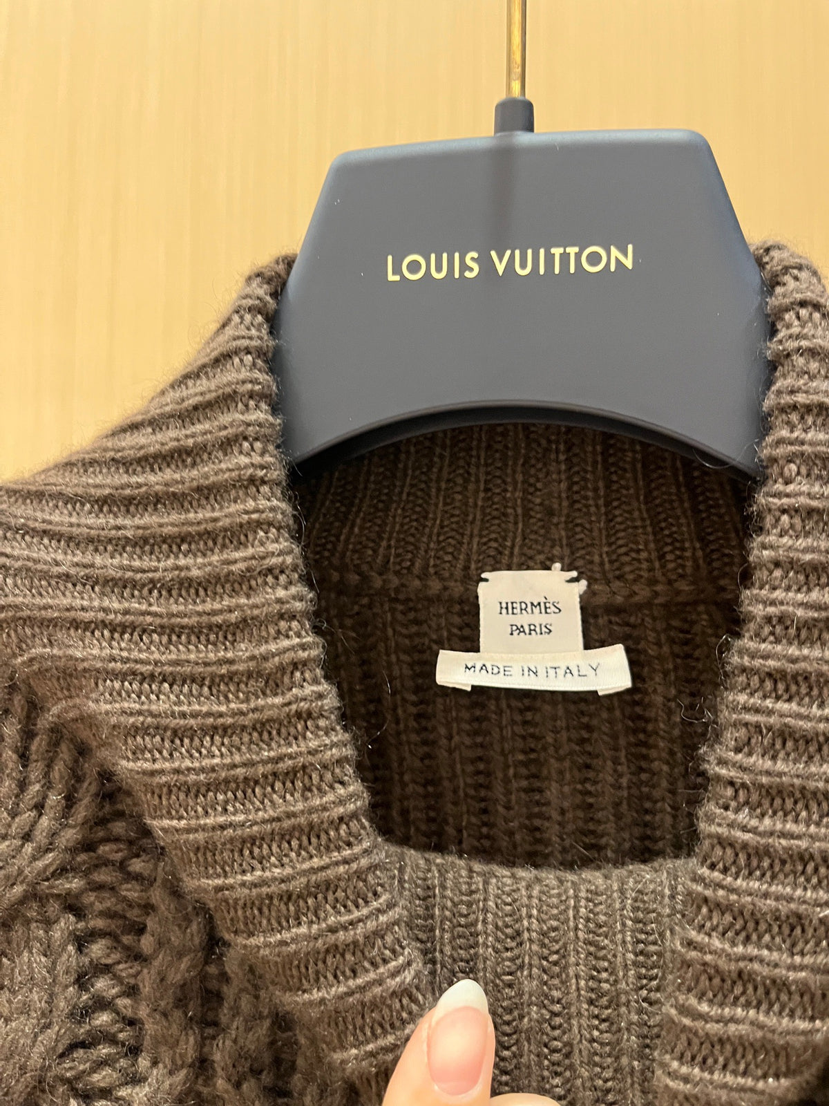 Hermès - Other - Cashmere - Brown - (36)