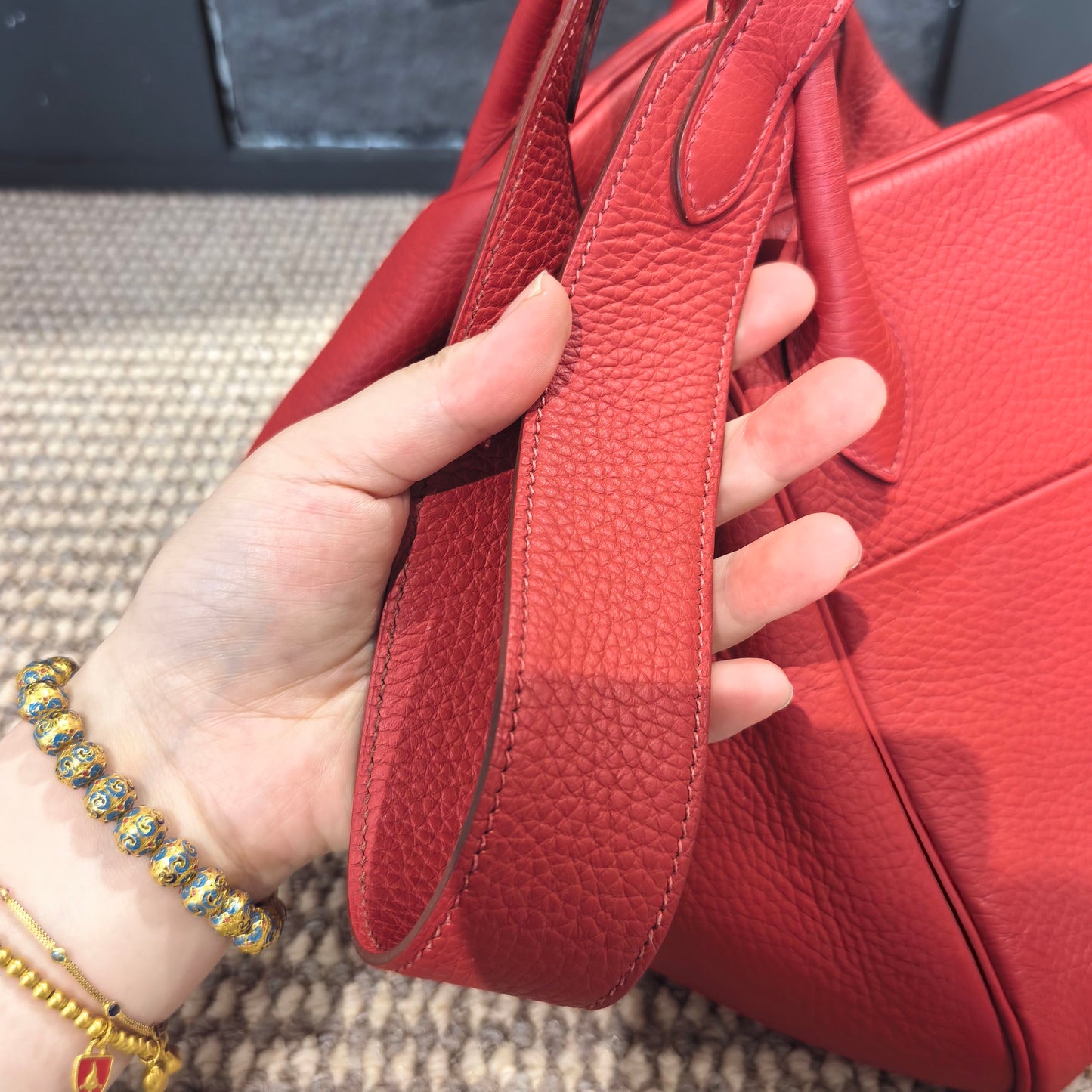 Hermes - Other - Leather - Red - (large)