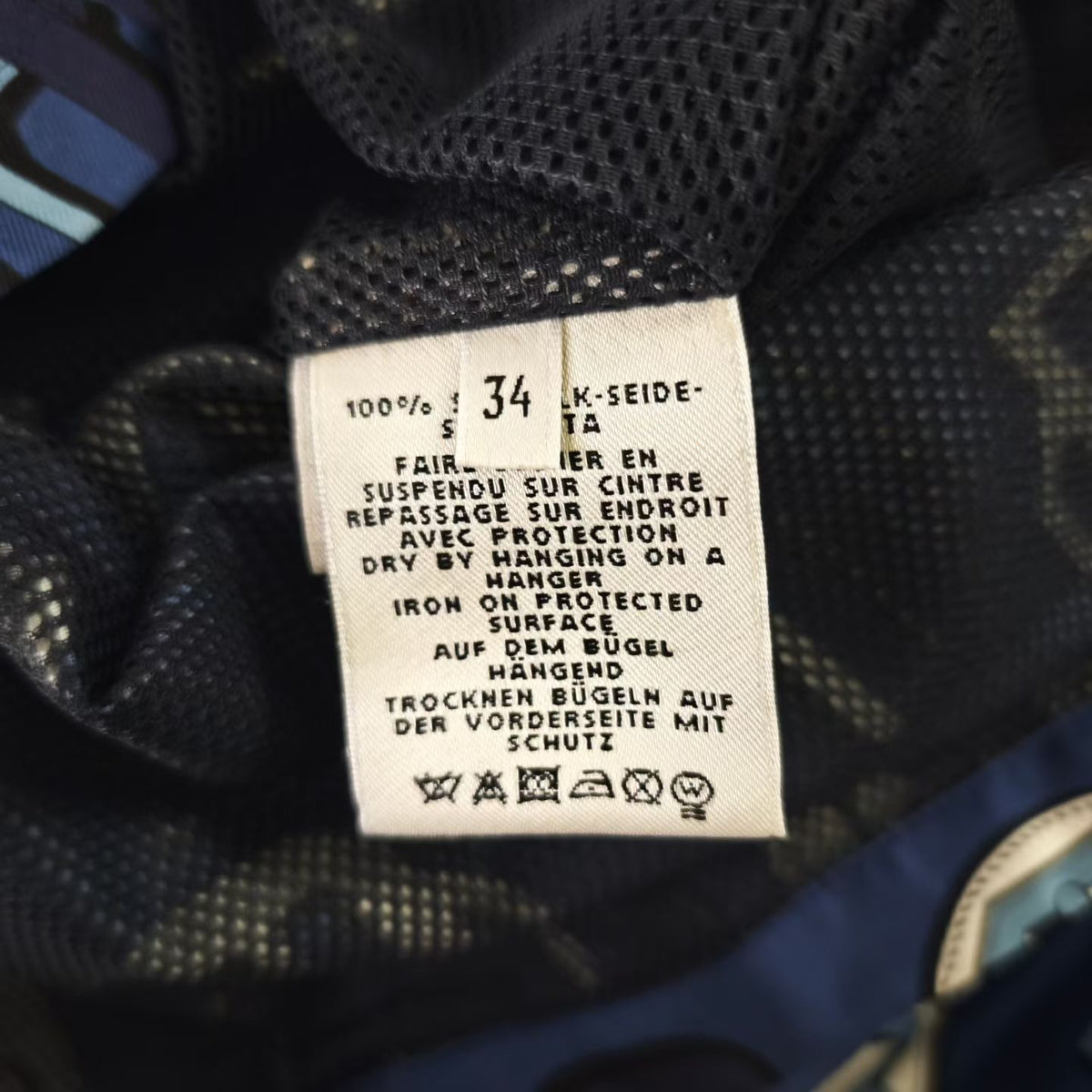 Hermès - Other - Silk - Blue - (34)
