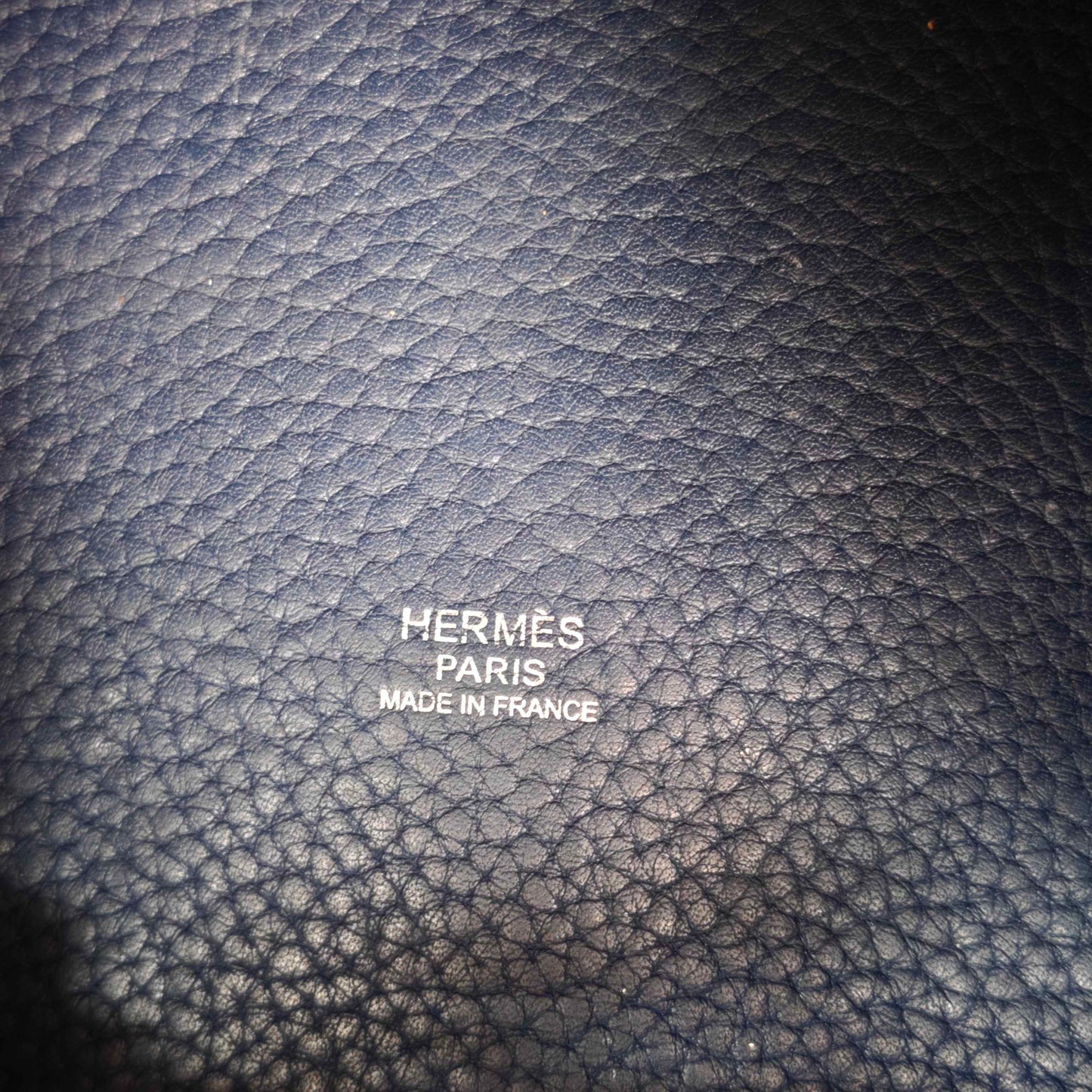 Hermes - Picotin - Leather - Blue - (medium)
