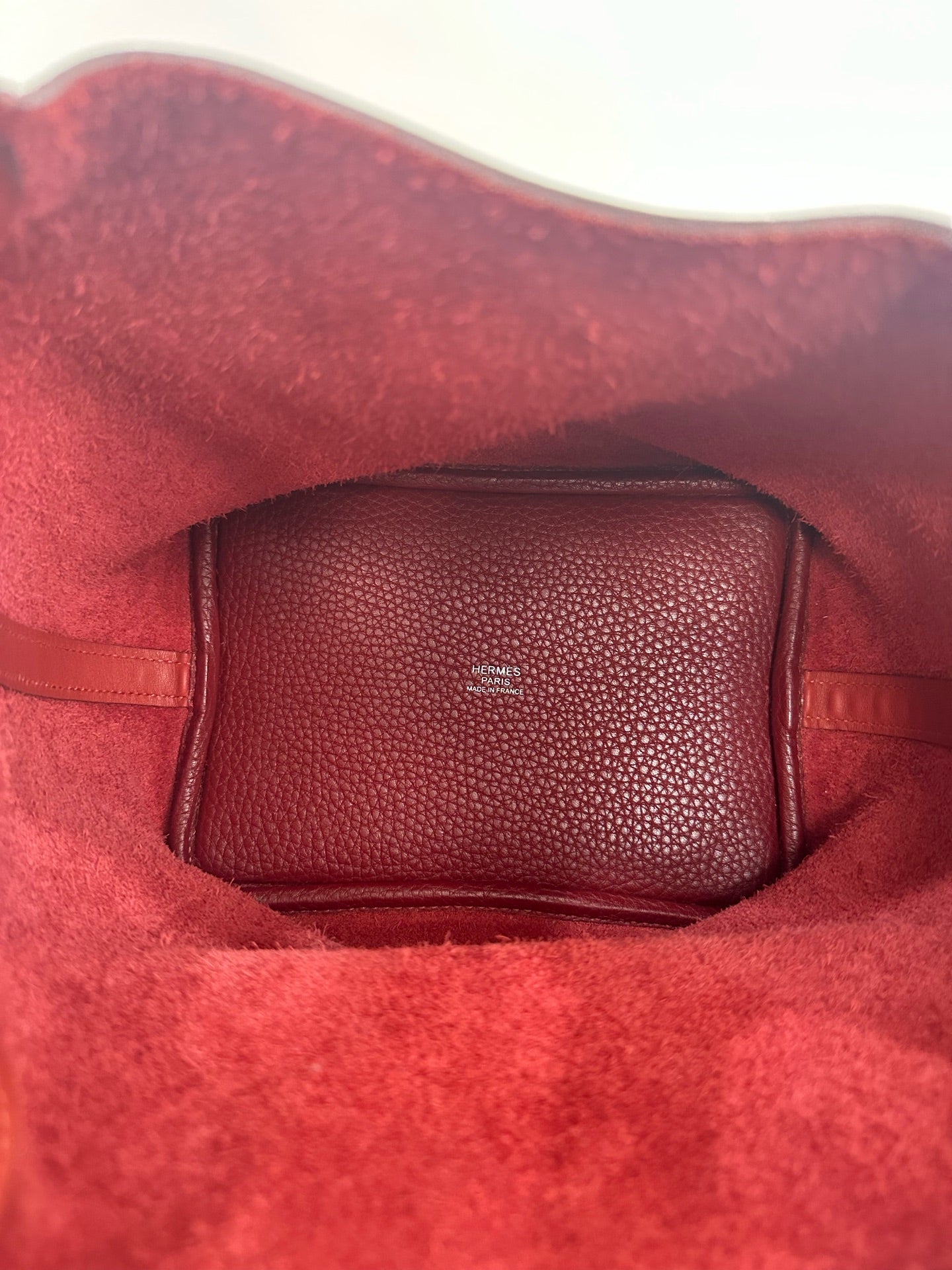Hermes - Picotin - Leather - Burgundy - (mini)