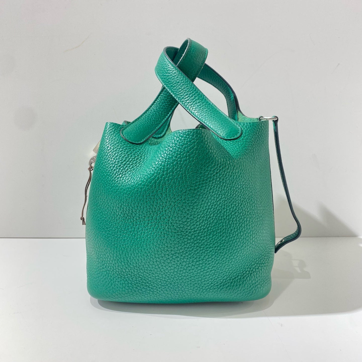 Hermès - Picotin Lock 18 - Grained leather - Velvet Green with Silver-Tone Hardware - (mini)
