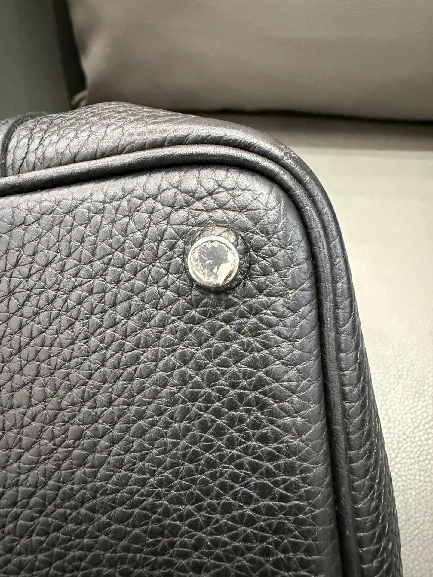Hermès - Picotin Lock 18 - Taurillon Clemence leather - Black with Silver-Tone Hardware - (18)