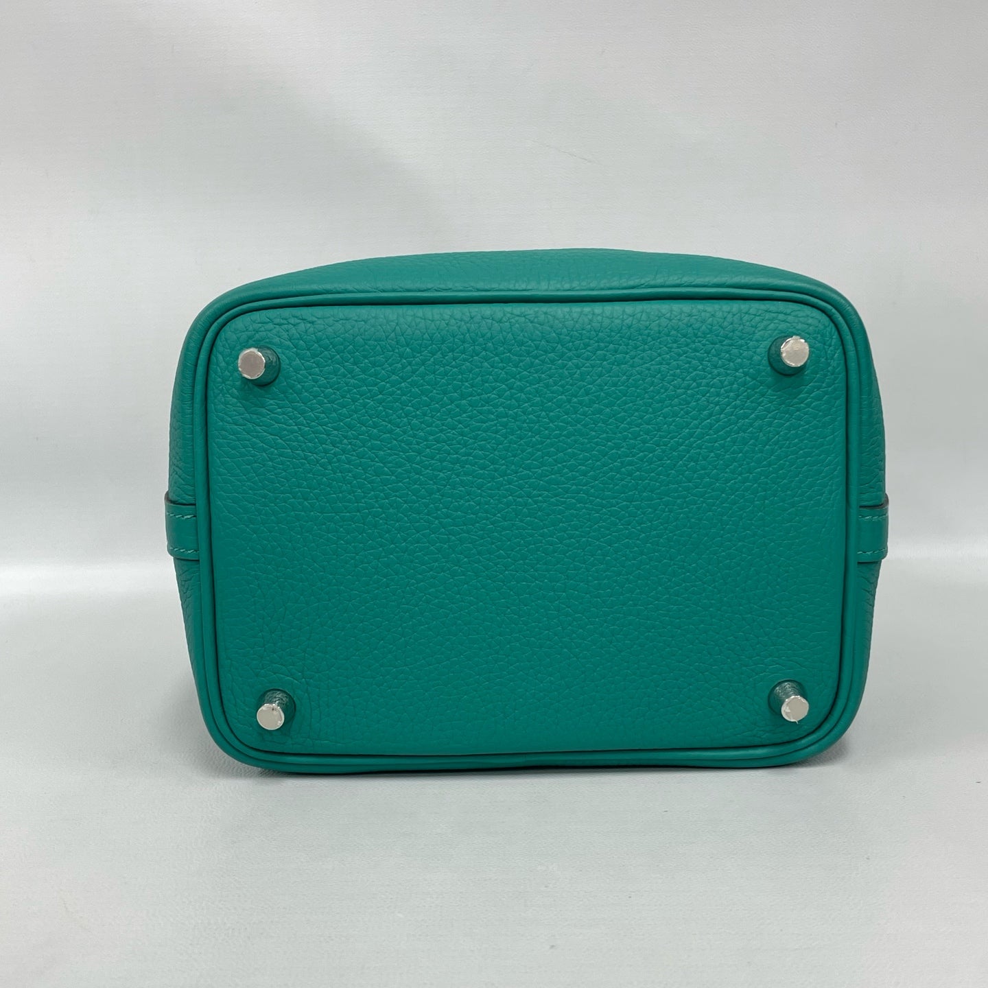 Hermès - Picotin Lock 18 - Taurillon Clemence leather - Emerald Green with Silver-Tone Hardware - (mini)