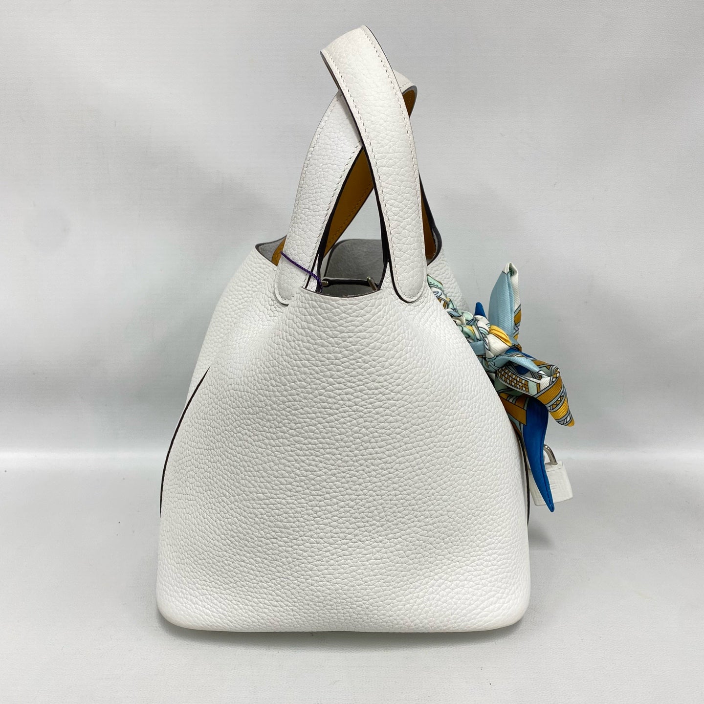 Hermès - Picotin Lock 18 - Togo leather - White with Palladium Hardware - (Mini)