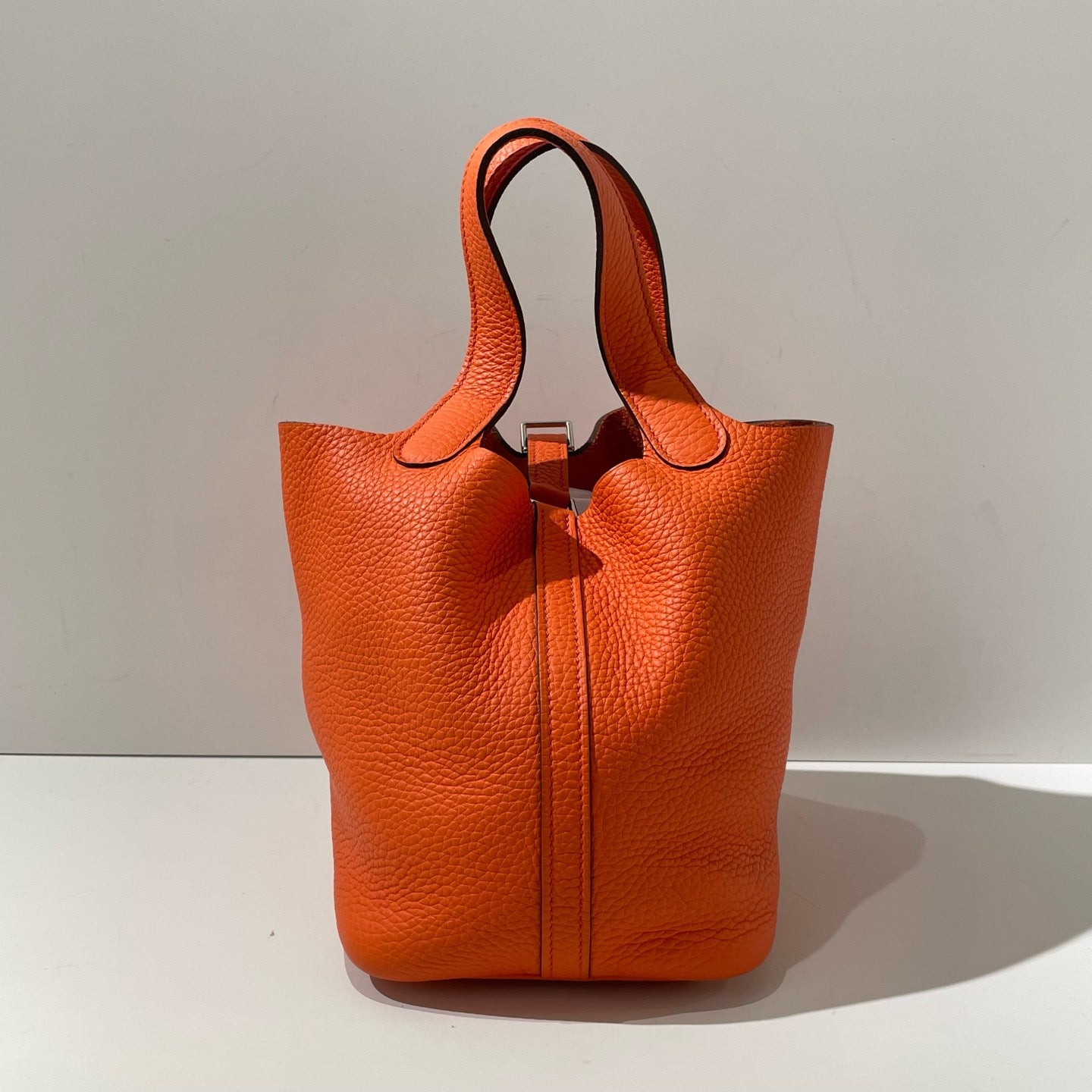 Hermès - Picotin Lock - Leather - Orange - (mini)