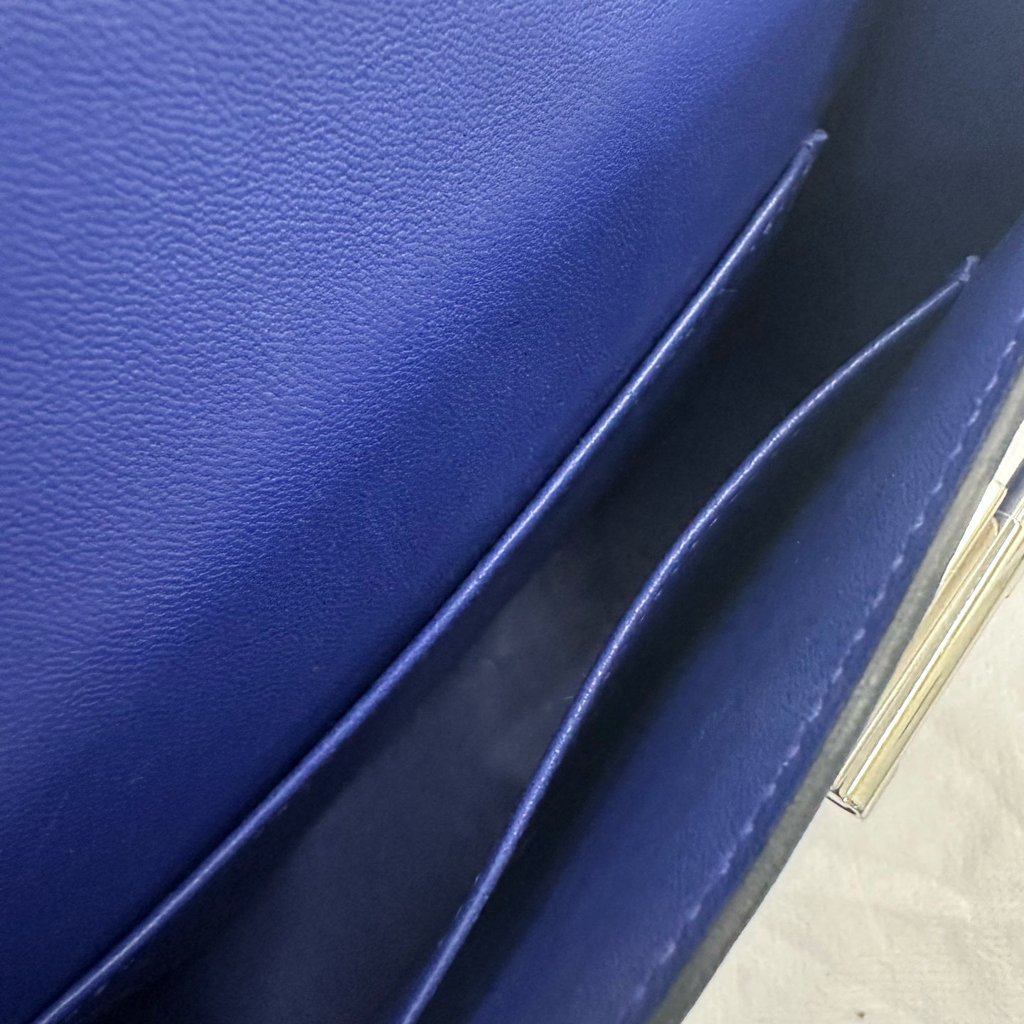 Hermes - Verrou Chaine - Leather - Blue