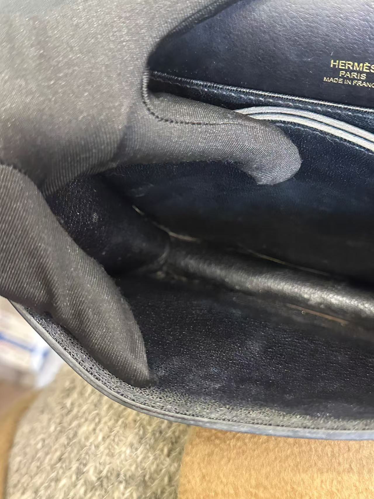 Hermès - Verrou Chaine d'Ancre - Swift leather - Black - (mini)