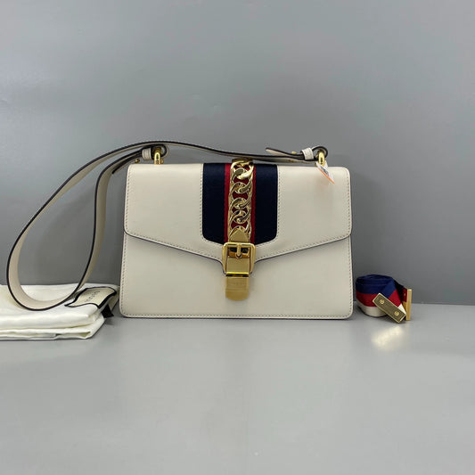 Gucci - Sylvie - Leather - White - (medium)