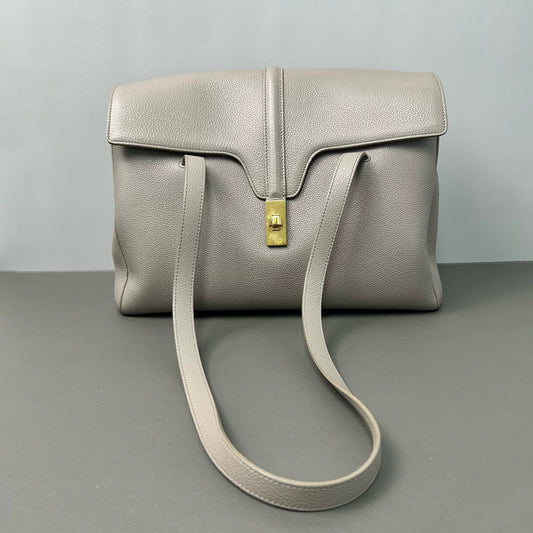 Celine - Soft 16 Medium - Leather - Grey - (Medium)