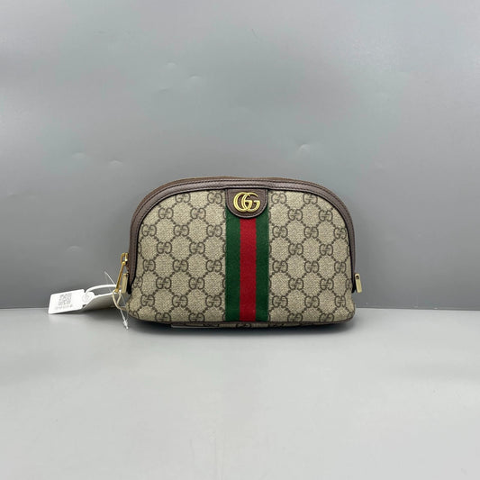 Gucci - Ophidia Clutch - Coated canvas - Brown - (mini)