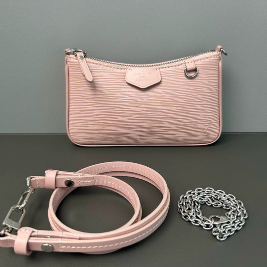Louis Vuitton - Easy Pouch - Leather - Pink - (mini)