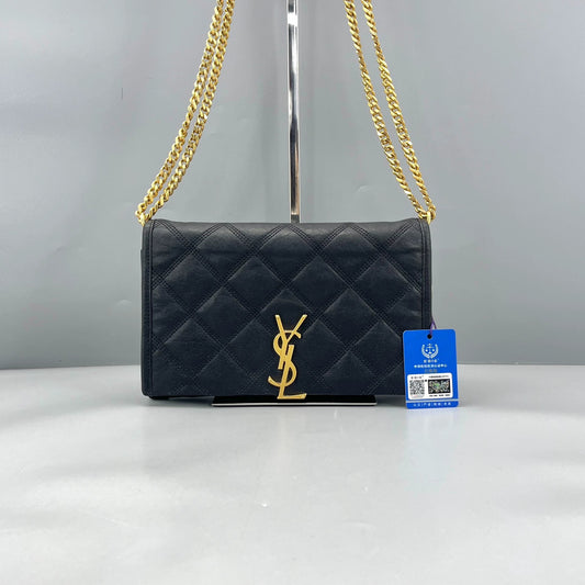 Saint Laurent - Becky - Leather - Black - (Small)