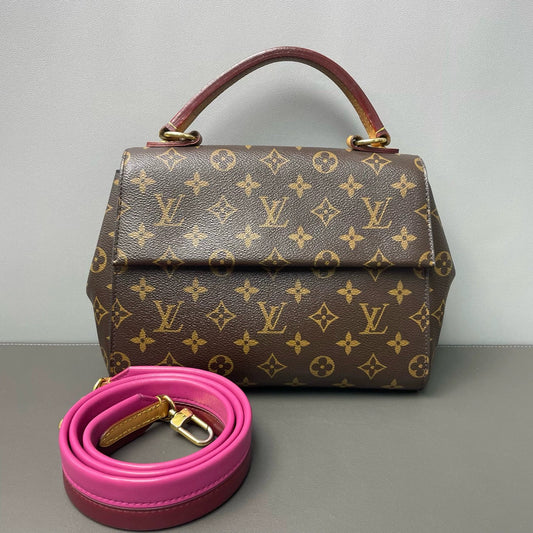 Louis Vuitton - Cluny BB - Monogram coated canvas with leather trim - Brown - (small)