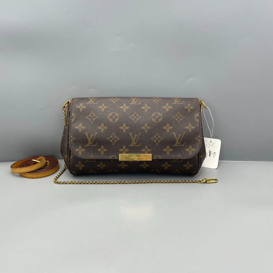 Louis Vuitton - Favorite MM - Monogram Canvas and natural cowhide leather - Brown - (Medium)